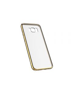 Husa Samsung Galaxy S8 Plus G955 Devia Silicon Glitter Soft Champagne Gold (margini electroplacate)