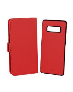 Husa Samsung Galaxy Note 8 Just Must Book Car Wallet Red (carcasa interior detasabila)