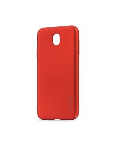Carcasa Samsung Galaxy J7 (2017) Meleovo Metallic Slim 360 Red (culoare metalizata fina)