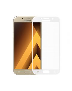 Folie Samsung Galaxy A5 (2017) Meleovo Sticla 3D Defense Curved White (3D, 9H, oleophobic)