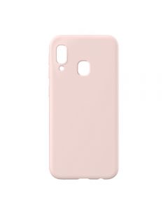 Husa Samsung Galaxy A20e Lemontti Silicon Soft Slim Pink Sand
