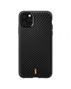 Husa iPhone 11 Pro Cyrill by Spigen Wave Shell Black