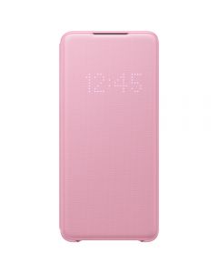 Husa Originala Samsung Galaxy S20 Plus Book Led View Pink