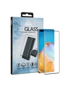 Folie Huawei P40 Pro / P40 Pro Plus Eiger Sticla 3D Edge to Edge Clear Black
