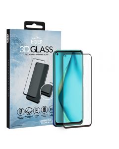 Folie Huawei P40 Lite Eiger Sticla 3D Edge to Edge Clear Black