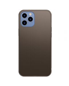 Husa iPhone 12 Pro Max Baseus Frosted Glass Protective Black