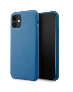 Husa iPhone 11 Lemontti Silicone Lite Albastru