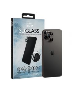 Lentile Camera iPhone 11 Pro / Pro Max Eiger 3D Glass Clear Black