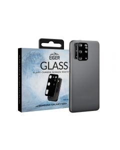 Folie de Sticla Camera Samsung Galaxy S20 Plus Eiger Glass Clear Black