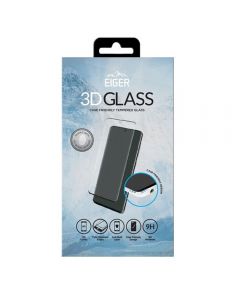 Folie Samsung Galaxy S21 Plus Eiger Sticla 3D Ultra + Case Friendly Clear Black