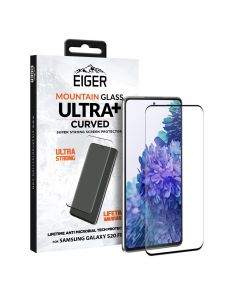 Folie Samsung Galaxy S20 FE / S20 FE 5G Eiger Sticla 3D Ultra + Case Friendly Clear Black