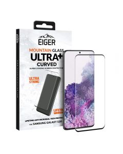 Folie Samsung Galaxy S20 Eiger Sticla 3D Ultra + Case Friendly Clear Black