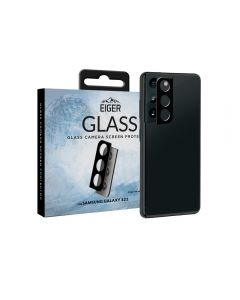 Lentile Camera Samsung Galaxy S21 Eiger 2.5D Glass Clear Black
