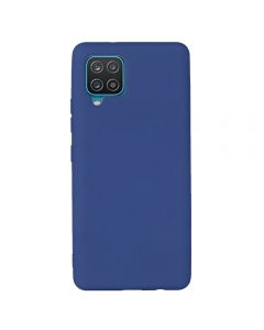 Husa Samsung Galaxy A22 4G Lemontti Silicon Silky Albastru Inchis