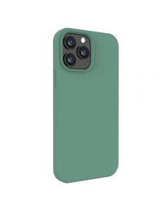 Husa iPhone 13 Pro Max Lemontti Liquid Silicon Forest Green