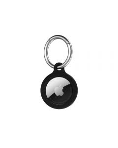 AirTag Next One Secure Silicone Key Clip Black
