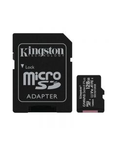 Card Memorie Kingston MicroSDHC 128 GB Clasa 10 + Adaptor SD