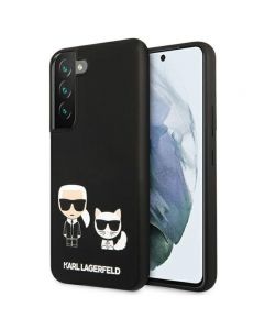 Husa Samsung Galaxy S22 Plus Karl Lagerfeld Silicon Karl & Choupette Negru