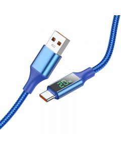 Cablu Borofone BU32 Exclusive USB la Type-C, 1.2m, Albastru