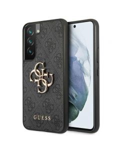 Husa Samsung Galaxy S22 Guess PU 4G Metal Logo Gri
