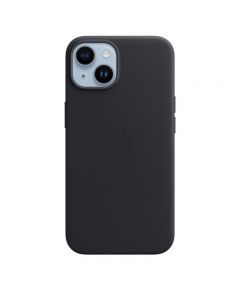 Husa Originala iPhone 14 Apple Leather, MagSafe, Midnight