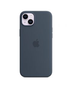 Husa Originala iPhone 14 Plus Apple Silicon, MagSafe, Storm Blue