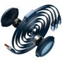 Cablu USB la Lightning, MicroUSB si Type-c Baseus Bright Mirror 3 in 1 Retractabil Blue