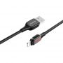 Cablu Borofone BU14 Heroic USB la Lightning, 1.2m Negru