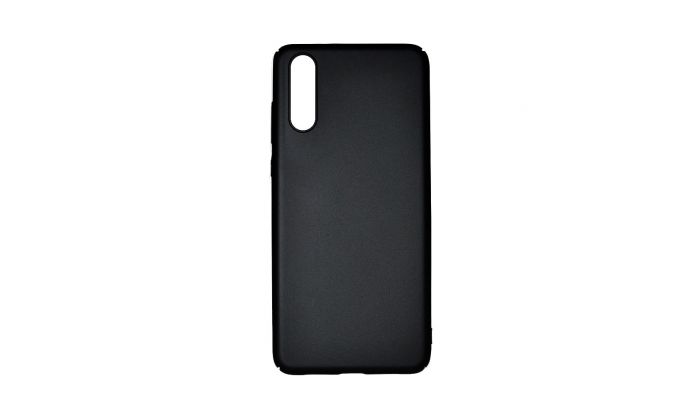 Carcasa Huawei P20 Just Must Uvo Black (material fin la atingere, slim fit)